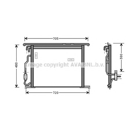 Foto Kondensator, Klimaanlage AVA QUALITY COOLING MSA5280