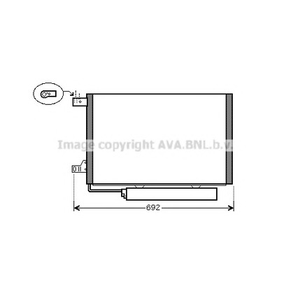 Photo Condenser, air conditioning AVA QUALITY COOLING MSA5386D