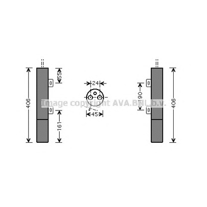 Photo Filtre déshydratant, climatisation AVA QUALITY COOLING MSD090