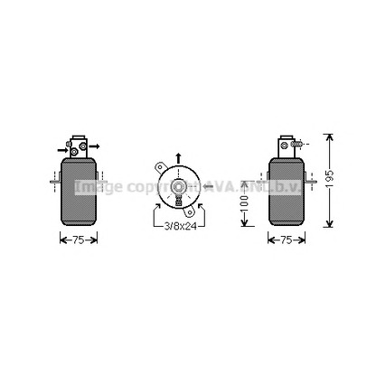 Foto Filtro deshidratante, aire acondicionado AVA QUALITY COOLING MSD668