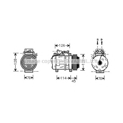 Foto Kompressor, Klimaanlage AVA QUALITY COOLING MSK278