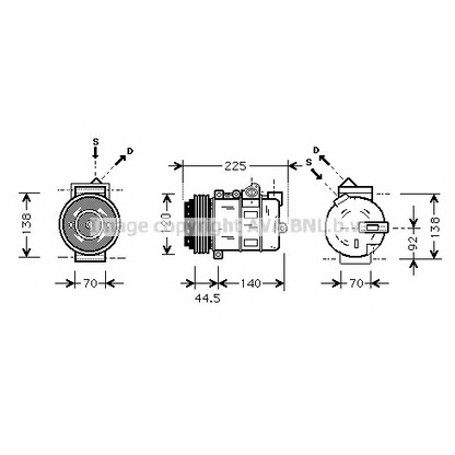 Foto Kompressor, Klimaanlage AVA QUALITY COOLING MSK369