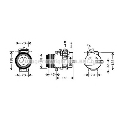 Foto Kompressor, Klimaanlage AVA QUALITY COOLING MSK428