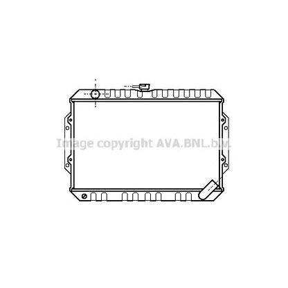 Photo Radiator, engine cooling AVA QUALITY COOLING MT2026