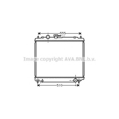 Photo Radiateur, refroidissement du moteur AVA QUALITY COOLING MT2109