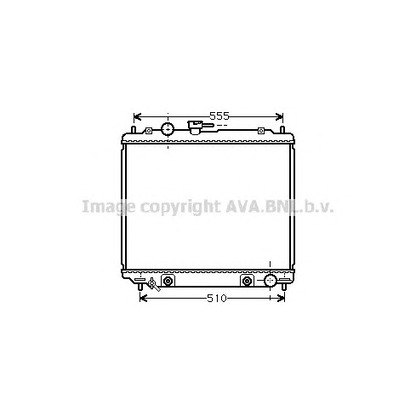 Zdjęcie Chłodnica, układ chłodzenia silnika AVA QUALITY COOLING MT2182