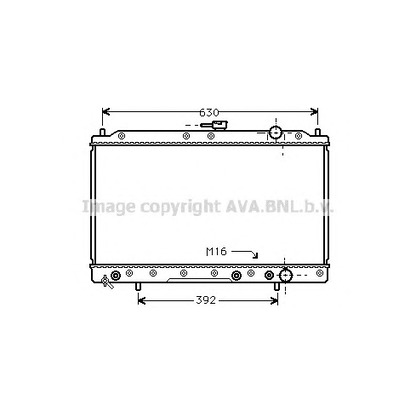 Foto Kühler, Motorkühlung AVA QUALITY COOLING MTA2046