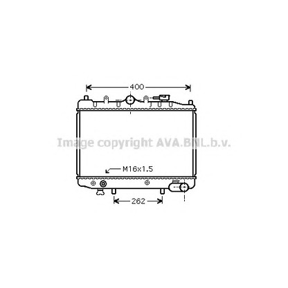 Photo Radiateur, refroidissement du moteur AVA QUALITY COOLING MZ2023