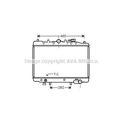 Foto Radiatore, Raffreddamento motore AVA QUALITY COOLING MZ2024