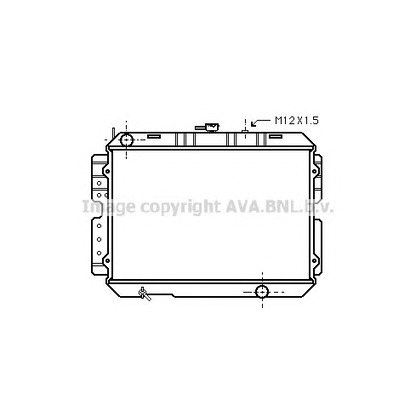 Photo Radiator, engine cooling AVA QUALITY COOLING MZ2026