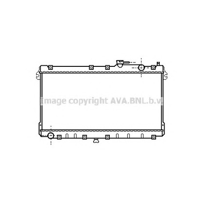 Foto Radiador, refrigeración del motor AVA QUALITY COOLING MZ2087