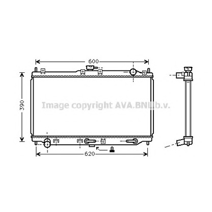 Foto Kühler, Motorkühlung AVA QUALITY COOLING MZ2134