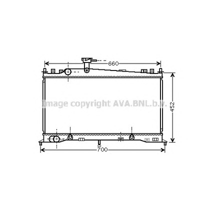 Foto Radiatore, Raffreddamento motore AVA QUALITY COOLING MZ2161