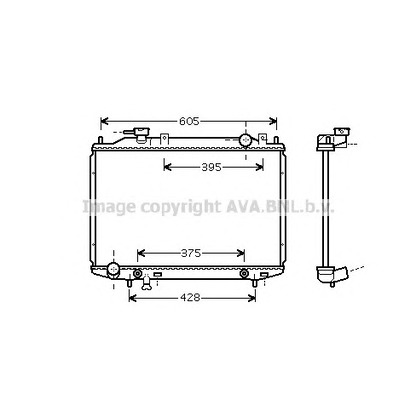 Foto Kühler, Motorkühlung AVA QUALITY COOLING MZ2204