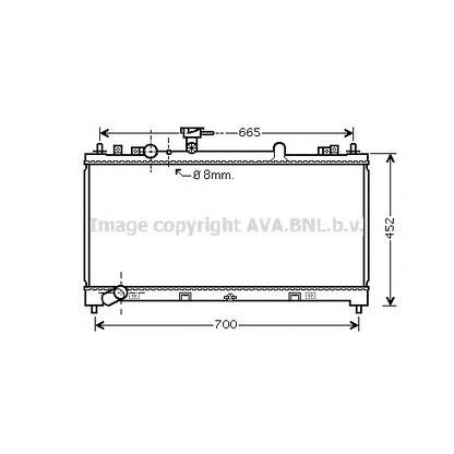 Foto Kühler, Motorkühlung AVA QUALITY COOLING MZ2218