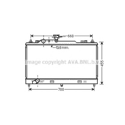 Foto Radiatore, Raffreddamento motore AVA QUALITY COOLING MZ2222