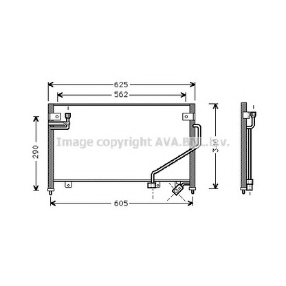 Foto Kondensator, Klimaanlage AVA QUALITY COOLING MZ5120