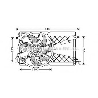 Zdjęcie Wentylator, chłodzenie silnika AVA QUALITY COOLING MZ7530