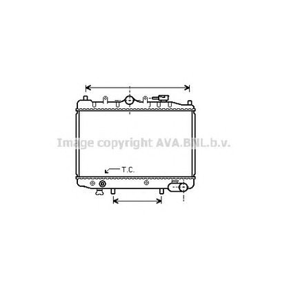 Photo Radiator, engine cooling AVA QUALITY COOLING MZA2023