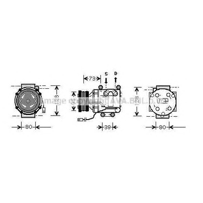 Фото Компрессор, кондиционер AVA QUALITY COOLING MZAK170