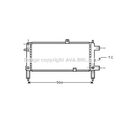 Foto Radiatore, Raffreddamento motore AVA QUALITY COOLING OL2053