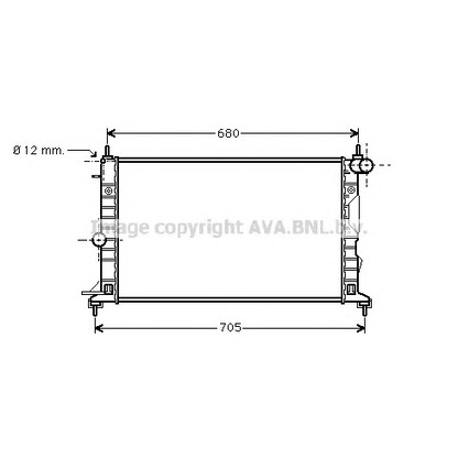 Foto Kühler, Motorkühlung AVA QUALITY COOLING OL2323