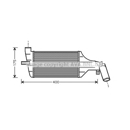 Foto Radiador de aire de admisión AVA QUALITY COOLING OL4325