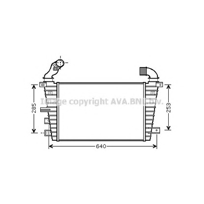 Foto Intercooler AVA QUALITY COOLING OL4416