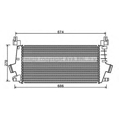 Zdjęcie Chłodnica powietrza doładowującego AVA QUALITY COOLING OL4548