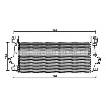 Photo Intercooler, charger AVA QUALITY COOLING OL4549