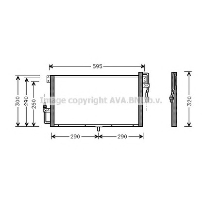 Фото Конденсатор, кондиционер AVA QUALITY COOLING OL5268