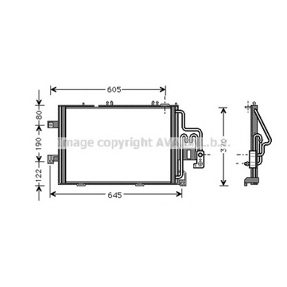 Photo Condenseur, climatisation AVA QUALITY COOLING OL5307