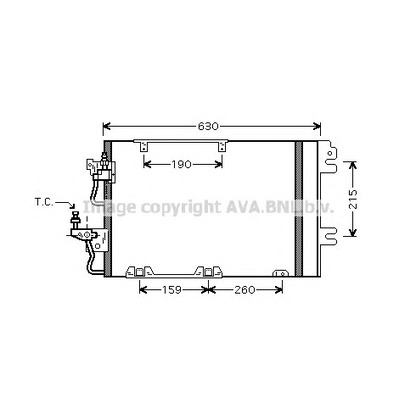 Photo Condenseur, climatisation AVA QUALITY COOLING OL5367