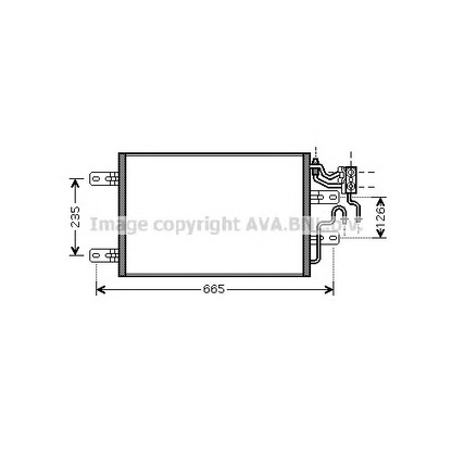 Photo Condenseur, climatisation AVA QUALITY COOLING OL5394