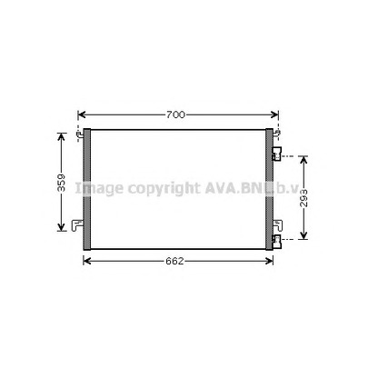 Photo Condenser, air conditioning AVA QUALITY COOLING OL5457