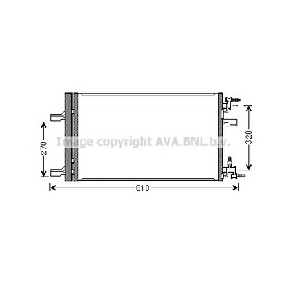 Photo Condenser, air conditioning AVA QUALITY COOLING OL5499