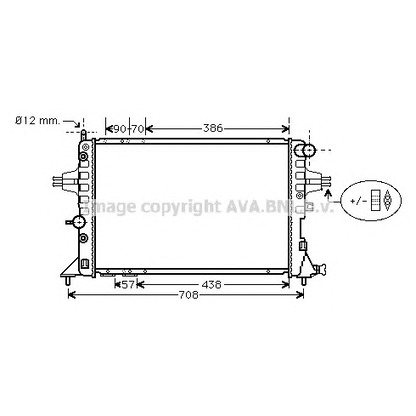 Foto Radiador, refrigeración del motor AVA QUALITY COOLING OLA2253