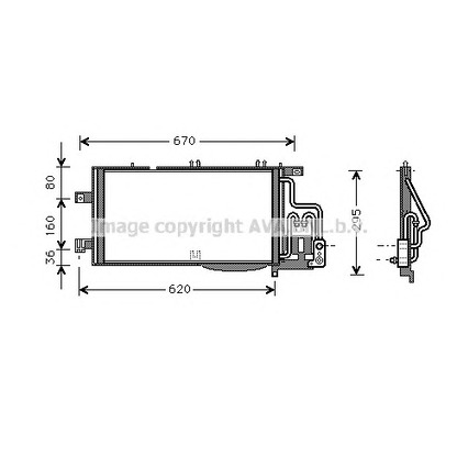 Photo Condenseur, climatisation AVA QUALITY COOLING OLA5310