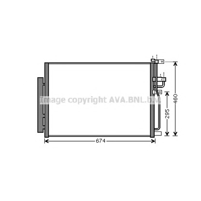 Photo Condenser, air conditioning AVA QUALITY COOLING OLA5436