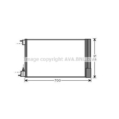 Photo Condenser, air conditioning AVA QUALITY COOLING OLA5478D