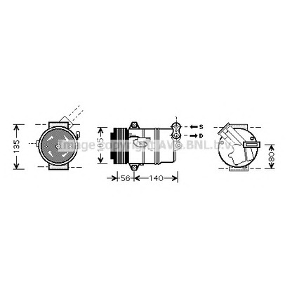 Foto Kompressor, Klimaanlage AVA QUALITY COOLING OLAK428