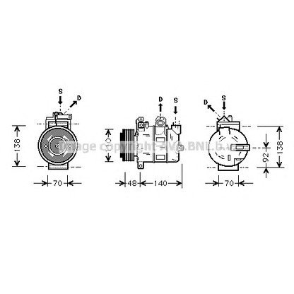 Foto Kompressor, Klimaanlage AVA QUALITY COOLING OLK356