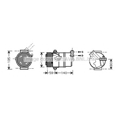 Photo Compressor, air conditioning AVA QUALITY COOLING OLK446