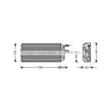 Foto Verdampfer, Klimaanlage AVA QUALITY COOLING OLV049