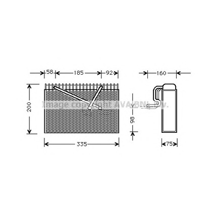 Foto Verdampfer, Klimaanlage AVA QUALITY COOLING OLV298