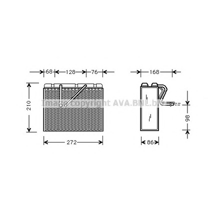 Photo Evaporator, air conditioning AVA QUALITY COOLING OLV301