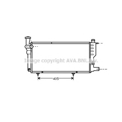 Foto Kühler, Motorkühlung AVA QUALITY COOLING PE2005