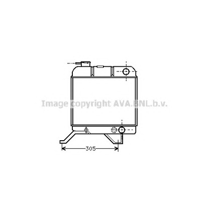 Photo Radiateur, refroidissement du moteur AVA QUALITY COOLING PE2011