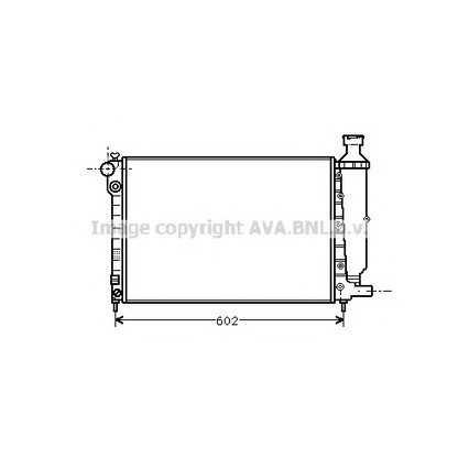 Foto Kühler, Motorkühlung AVA QUALITY COOLING PE2014