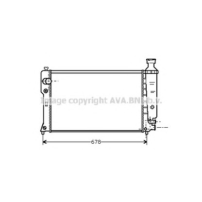 Photo Radiateur, refroidissement du moteur AVA QUALITY COOLING PE2068